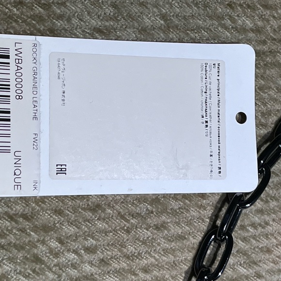 Zadig and Voltaire Rocky Bag Navy Blue Leather Used once! - Picture 5 of 9